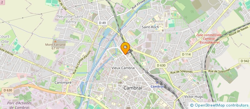 localisation de l'entreprise A DOMICILE CAMBRESIS à CAMBRAI