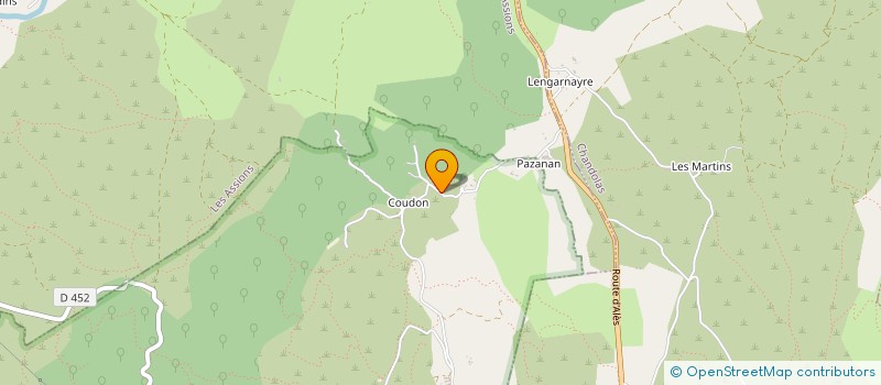 localisation de l'entreprise A DOS D'ANE, MAISON D'ACCUEIL INTERGENERATIONNELLE  BERRIAS-ET-CASTELJAU