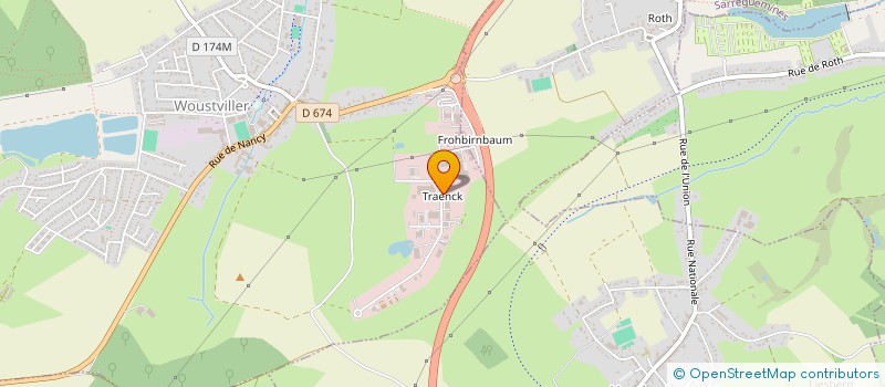 localisation de l'entreprise A. DOUTRELEAU PAYSAGISTE  WOUSTVILLER