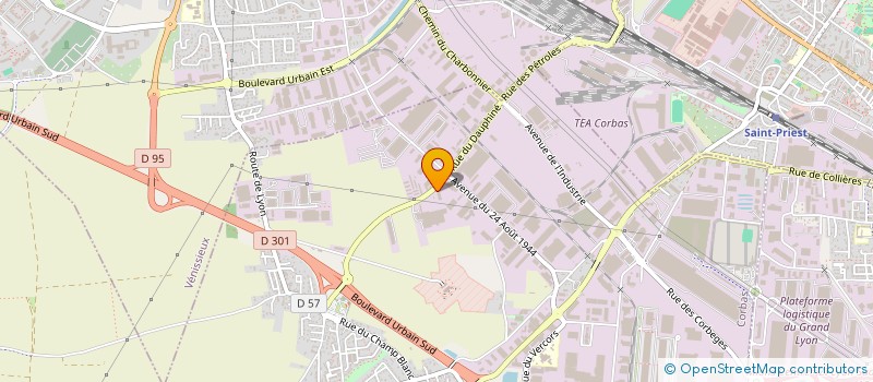 localisation de l'entreprise A.DR. FRANCE à CORBAS