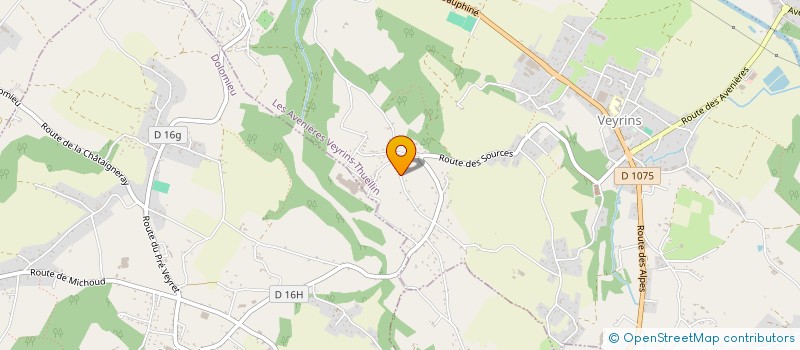 localisation de l'entreprise A &E 1957  LES AVENIERES VEYRINS-THUELLIN