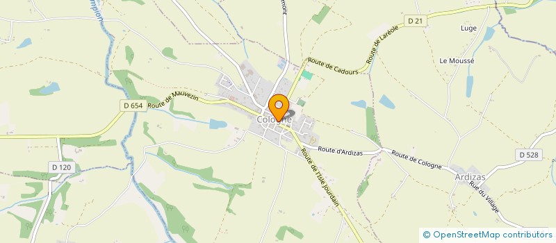 localisation de l'entreprise A & E  COLOGNE