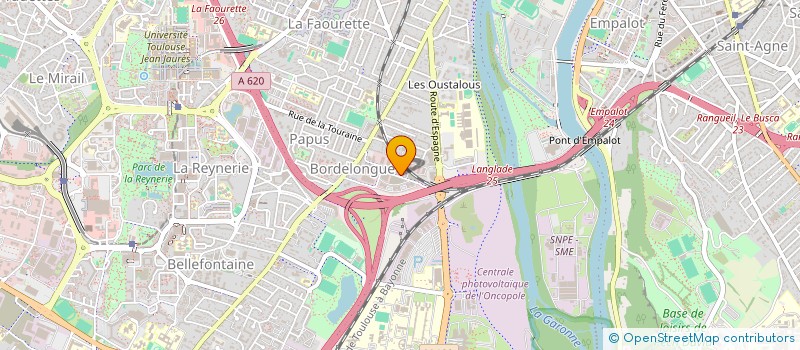 localisation de l'entreprise A.E.B à TOULOUSE