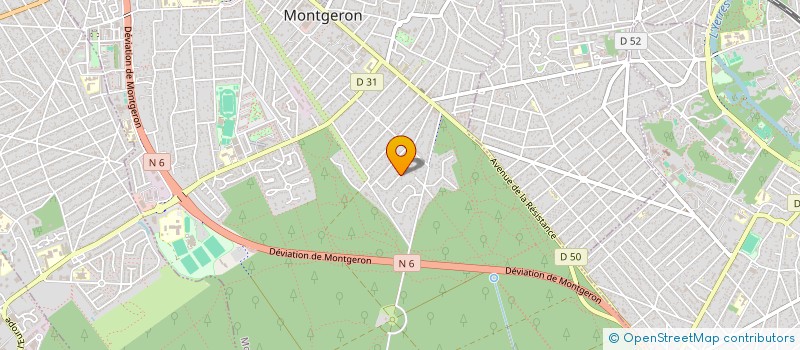 localisation de l'entreprise A E B I à MONTGERON