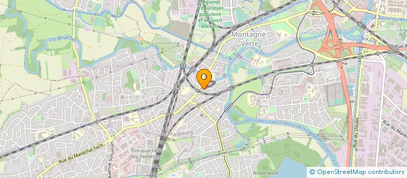 localisation de l'entreprise A.E.B NETTOYAGE ET PETITS TRAVAUX D'ENTRETIEN ET DE DEPANNAGE  STRASBOURG