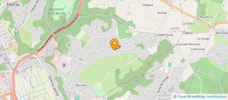 localisation de l'entreprise A.E.B.SERVICES  BOULIAC