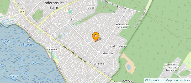 localisation de l'entreprise A&E BORDEAUX  ANDERNOS-LES-BAINS