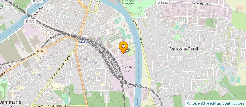 localisation de l'entreprise A.E.C.  LA ROCHETTE