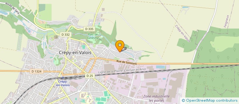 localisation de l'entreprise A E C  FRESNOY-LE-LUAT