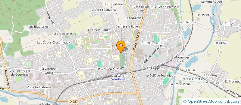localisation de l'entreprise A.E.C à VENDOME