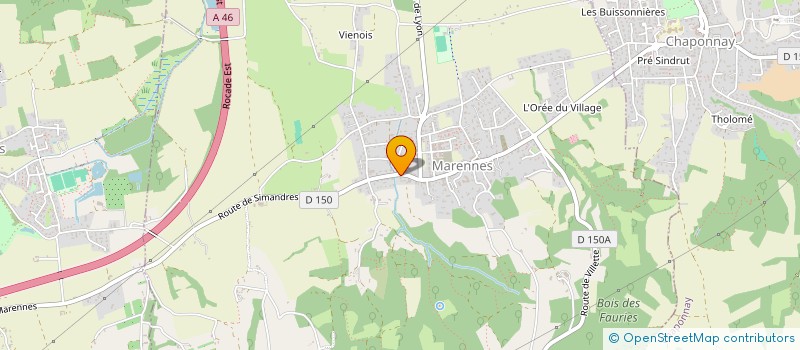 localisation de l'entreprise A E C DESENFUMAGE  MARENNES