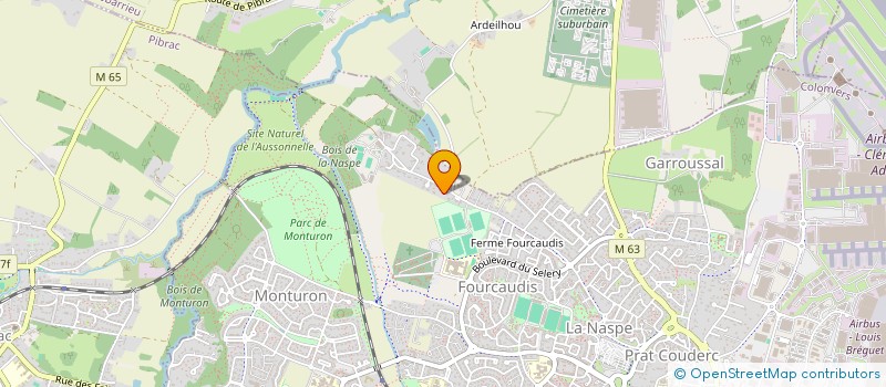 localisation de l'entreprise A.E.C EVENOU à COLOMIERS