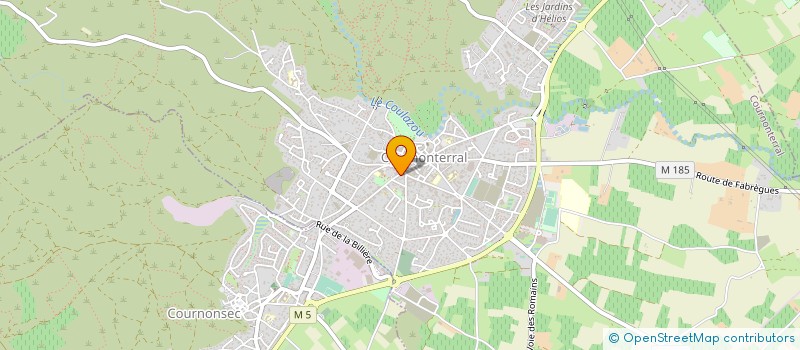 localisation de l'entreprise A E C FACADES à COURNONTERRAL