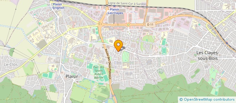 localisation de l'entreprise A.E.C.L. à PLAISIR