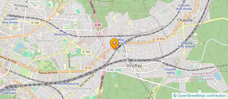 localisation de l'entreprise A.E CONSEIL à VERSAILLES