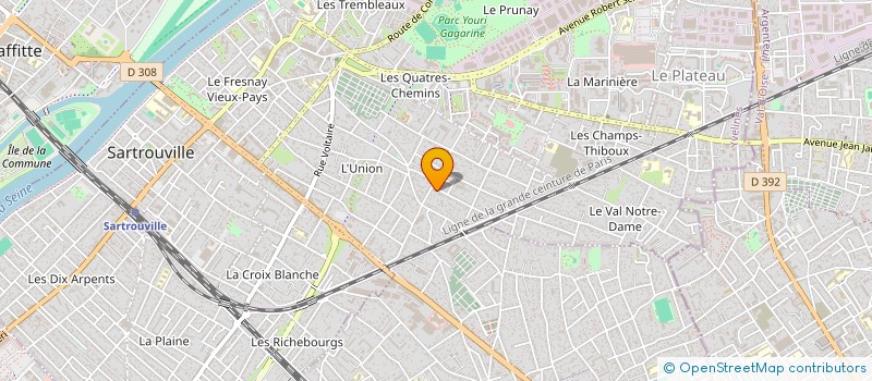 localisation de l'entreprise A&E CONSEIL ET SERVICES à SARTROUVILLE