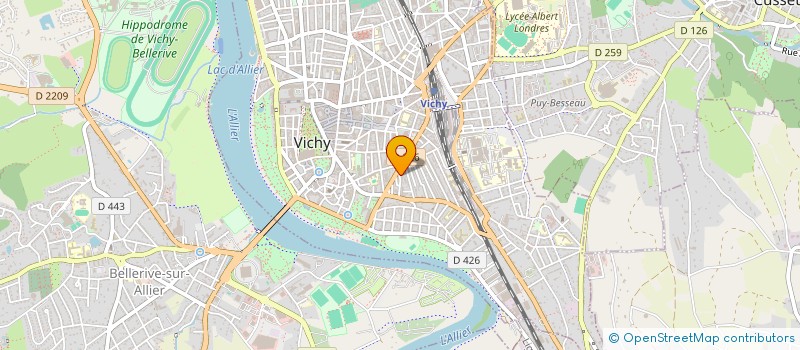 localisation de l'entreprise A & E CONSULTANTS à VICHY