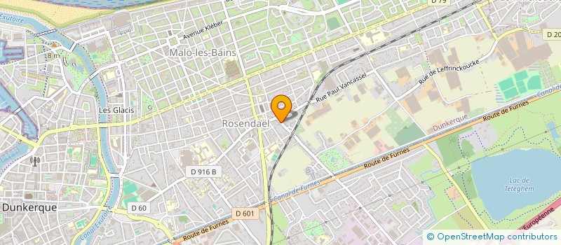 localisation de l'entreprise A.E.D. MENUISERIE à DUNKERQUE