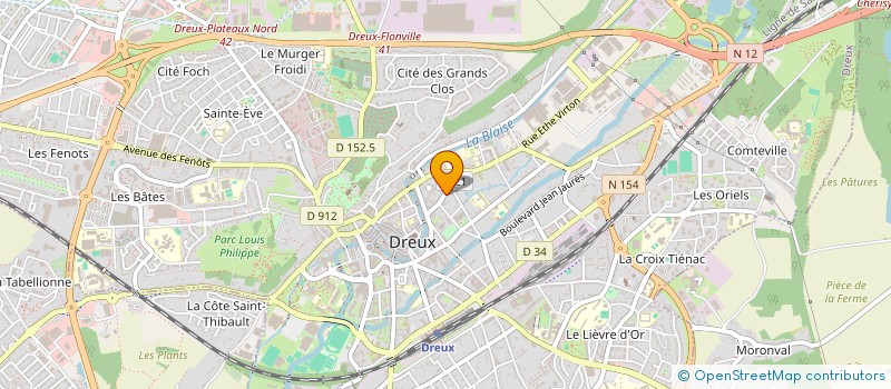 localisation de l'entreprise A.E.D.P AUTO-ECOLE à DREUX