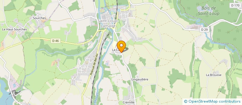 localisation de l'entreprise A-E DUCOIN  SAINT-LOUP-LAMAIRE