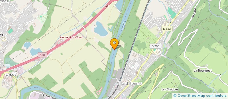 localisation de l'entreprise A.E.E.A  VILLARD-BONNOT