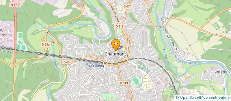 localisation de l'entreprise A.E.E.R. HAUTE MARNE à CHAUMONT