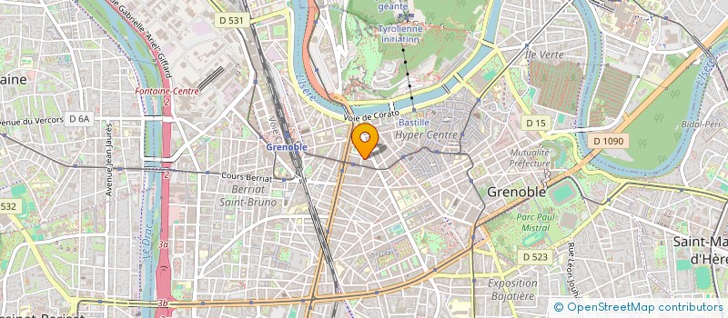 localisation de l'entreprise A.E.F. à GRENOBLE