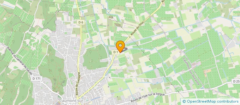 localisation de l'entreprise A.E.F  CAUMONT-SUR-DURANCE