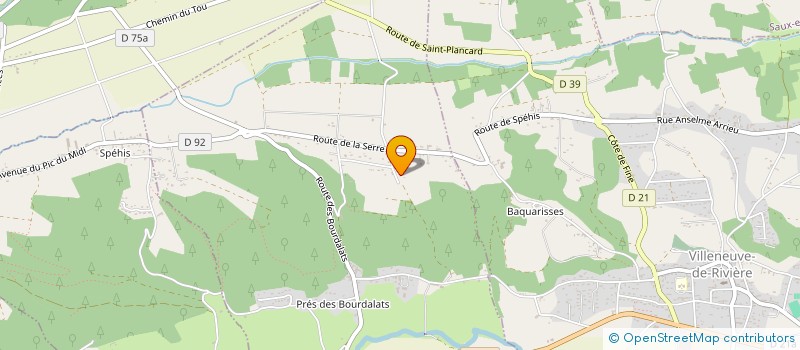 localisation de l'entreprise A.E.F. CONSULTANT à SAINT-GAUDENS