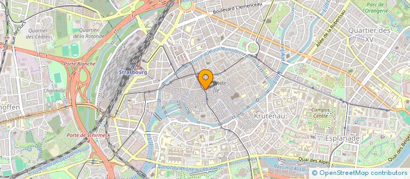 localisation de l'entreprise A.E.F. DISTRIBUTIQUE à STRASBOURG