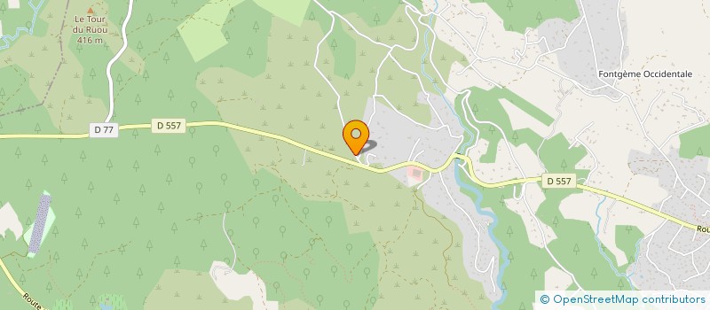 localisation de l'entreprise A.E FACADE  FLAYOSC