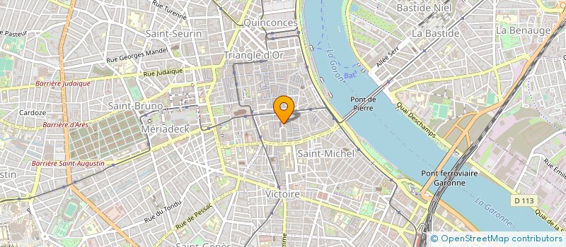 localisation de l'entreprise A&E FRUITS à BORDEAUX
