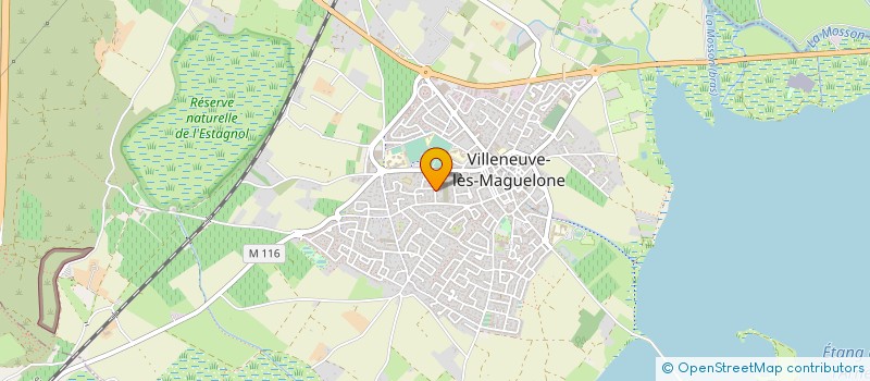 localisation de l'entreprise A.E.H. ENERGIES à VILLENEUVE-LES-MAGUELONE