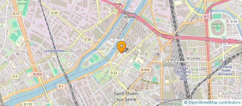 localisation de l'entreprise A E I C E S T I à SAINT-OUEN-SUR-SEINE