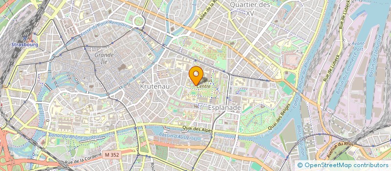 localisation de l'entreprise A.E.I.I.E.S. à STRASBOURG