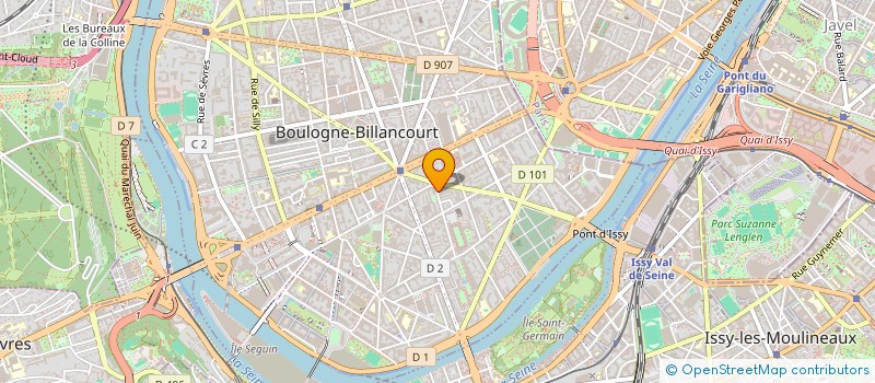 localisation de l'entreprise A&E INVEST à BOULOGNE-BILLANCOURT