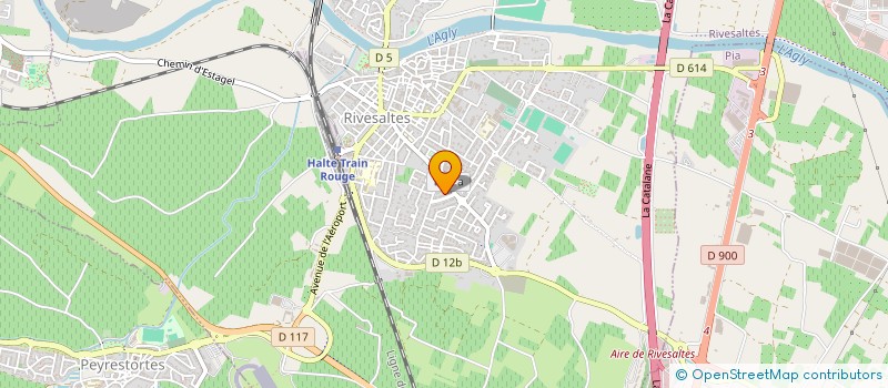 localisation de l'entreprise A&E INVEST  RIVESALTES
