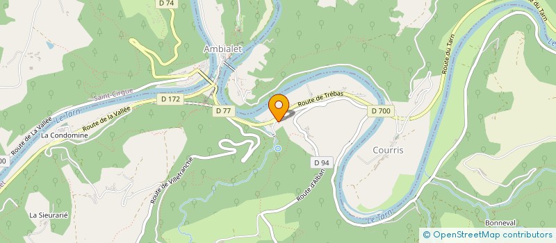 localisation de l'entreprise A.E. JAMMES  AMBIALET