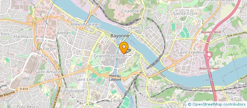 localisation de l'entreprise A.E.K à BAYONNE