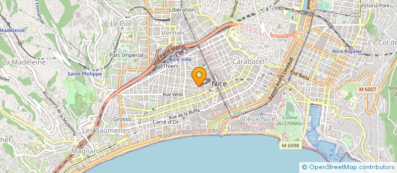 localisation de l'entreprise A.E.L à NICE