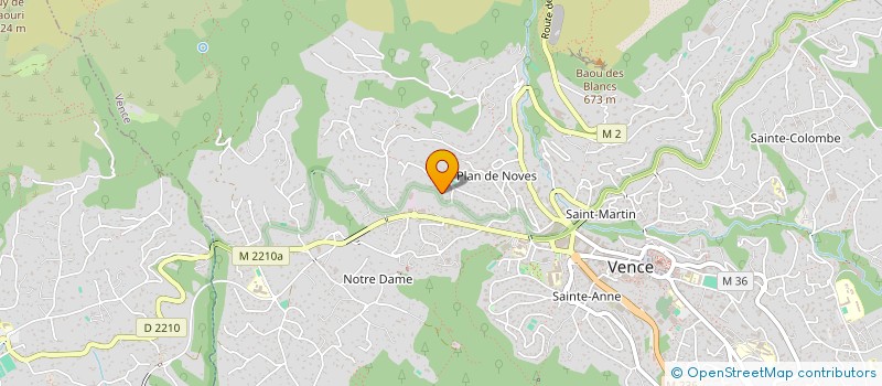 localisation de l'entreprise A.E.L.S  VENCE