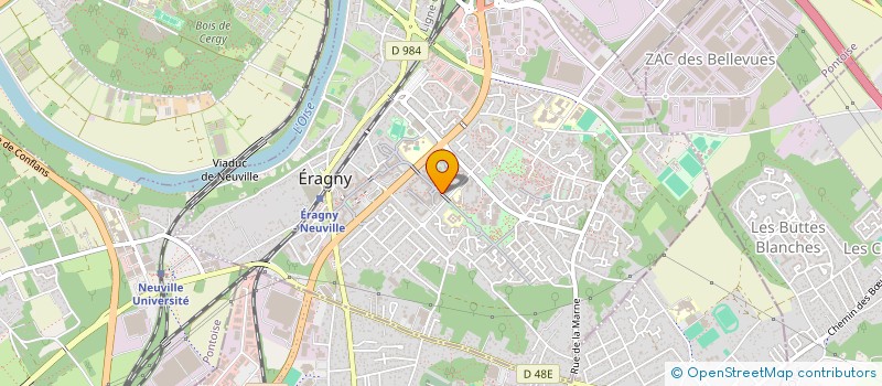 localisation de l'entreprise A.E LA CHALLE  ERAGNY