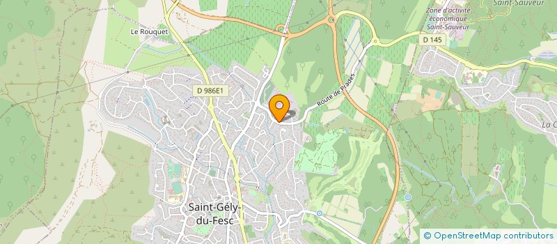 localisation de l'entreprise A.E.M. à SAINT-GELY-DU-FESC