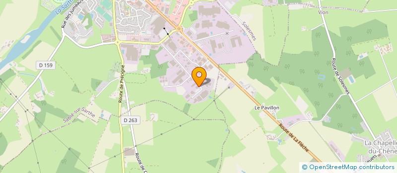 localisation de l'entreprise A E M  AUVERS LE HAMON