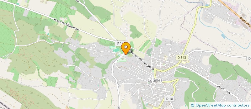 localisation de l'entreprise A.E.M.M.E LES AMIS DE L'ECOLE MUNICIPALE DE MUSIQUE D'EGUILLES  EGUILLES