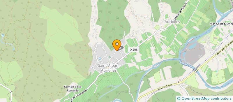 localisation de l'entreprise A.E.P. à SAINT-ALBAN-AURIOLLES