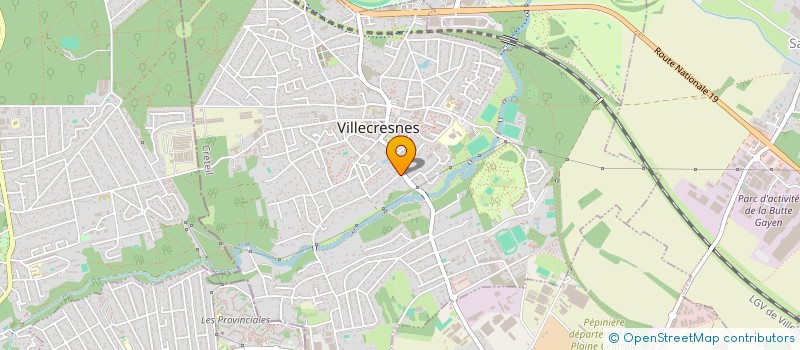 localisation de l'entreprise A.E.P  VILLECRESNES