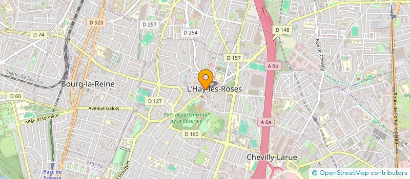 localisation de l'entreprise A.E.P ACTEURS ECONOMIQUES DE PROXIMITE  L'HAY-LES-ROSES