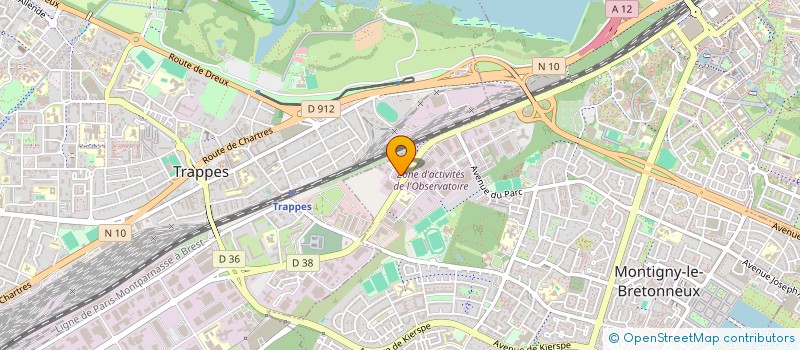 localisation de l'entreprise A.E.P.AGENCE D'ENQUETE ET DE PROTECTION à MONTIGNY-LE-BRETONNEUX