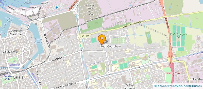 localisation de l'entreprise A E P DU PETIT COURGAIN à CALAIS